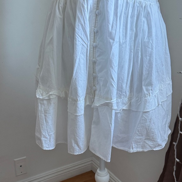 Free People White Halter Dress Medium - Picture 4 of 6